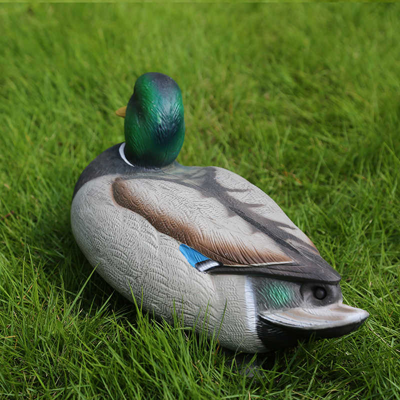 Duck plastic Momeala Mallard Femeie Duck Drake Plutitoare Keel mortal Lure de vanatoare